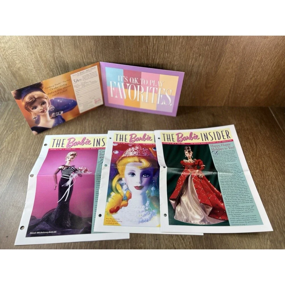 NEW 1998 The OFFICIAL Barbie Collector's Club Welcome Kit Third Edition‎ Mattel